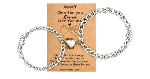 (𝐁𝐮𝐲 𝟏 𝐆𝐞𝐭 𝟏 𝐅𝐫𝐞𝐞) Magnetic Couple Bracelet Set • Matching Bracelet • His and Hers Love Bracelet